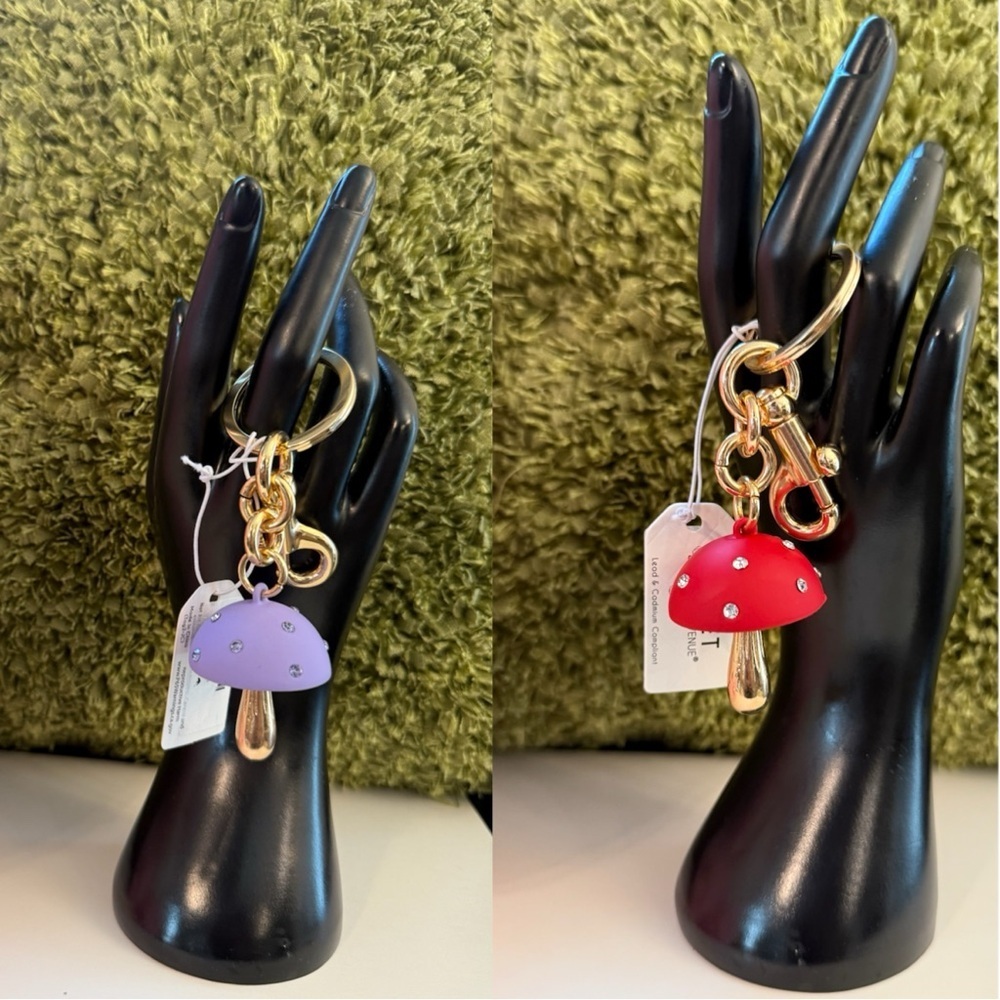 NWT- Lux Mystic Mushroom Bag Charm (1 item)